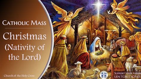 Catholic Mass Christmas Nativity Of The Lord 25 Dec 2021 Livestream Youtube