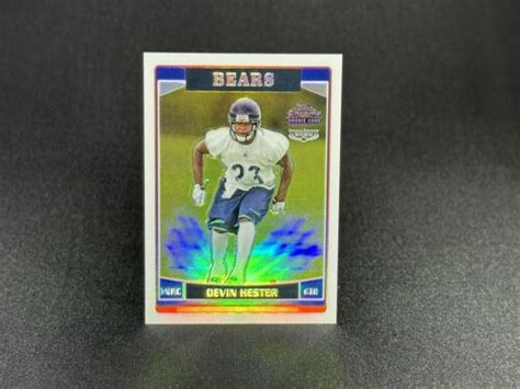 2006 Topps Chrome Refractor Devin Hester 252 Rookie RC HOF EBay