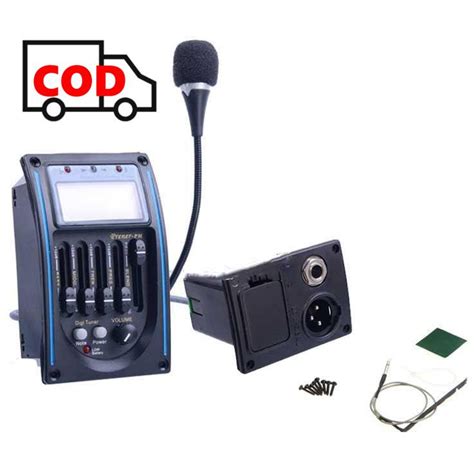 Jual Amplifier Gitar Mini Preamp dengan Mic Mikrofon Ubah Akustik