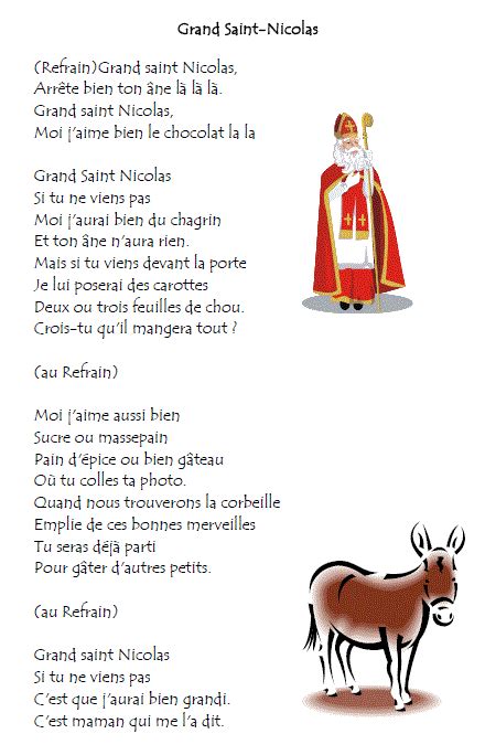 Chant De Noel Saint Nicolas