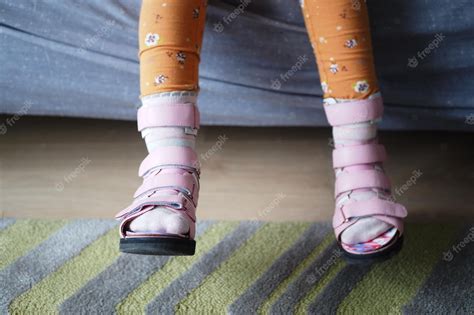 Premium Photo Child Cerebral Palsy Disability Legs Orthosis