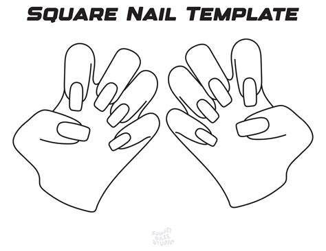nail art square design 5