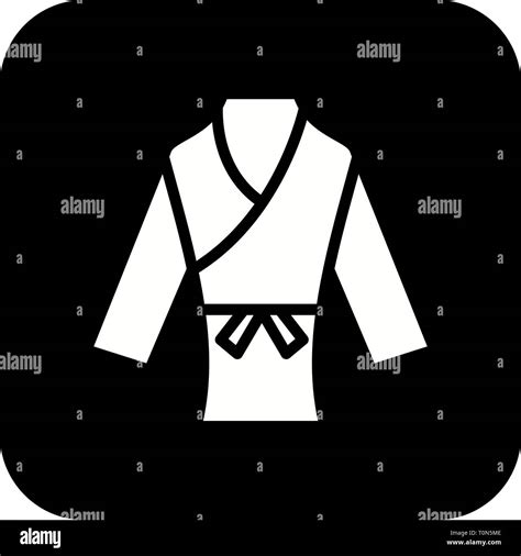 Illustration Karate Costume Icon Stock Photo Alamy