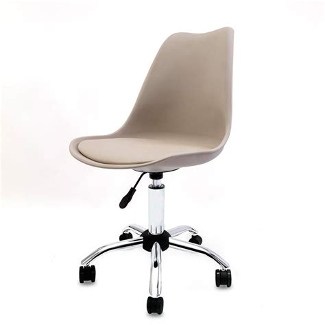 Cadeira Saarinen Pp Nude Office Cromada MadeiraMadeira