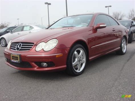 2003 Firemist Red Metallic Mercedes Benz Clk 500 Coupe 77675095