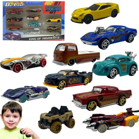 Kit Cole O Carrinho De Ferro Estilo Hot Wheels Cor Modelo Mercadolivre