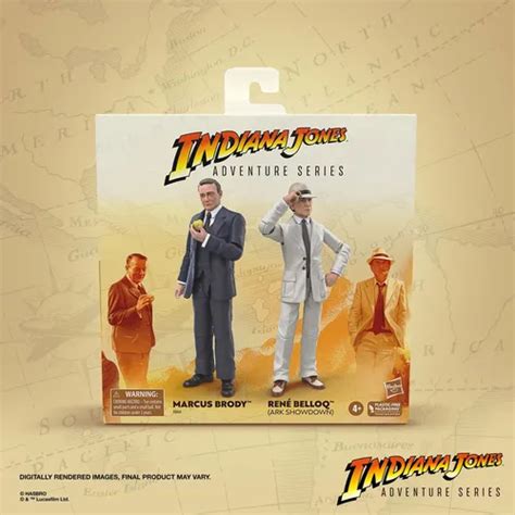 Indiana Jones Adventure Series Marcus Brody And René Belloq Ark Showdown