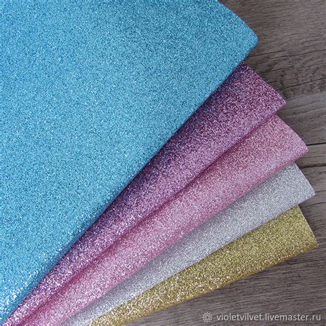 Ткань с блестками, 15х20 см, 5 вариантов расцветки в интернет-магазине ...
