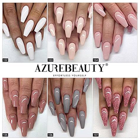 Azurebeauty Dip Powder Nail Set Colors Classic Nude Nedysia