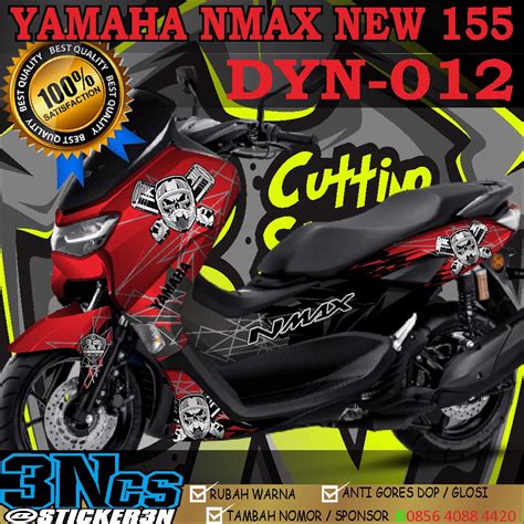 Jual Sticker Decal Yamaha Nmax New Striping Yamaha Nmax New