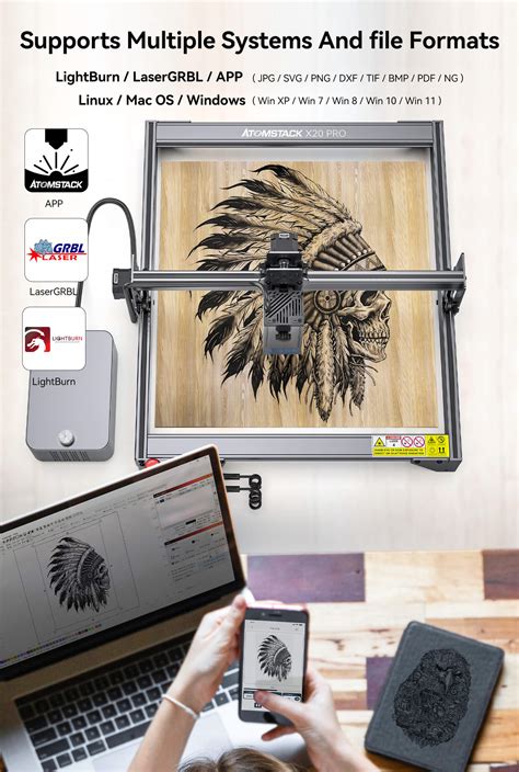 Atomstack X20 Pro S20 Pro A20 Pro 130W Laser Engraver and Cutter ...
