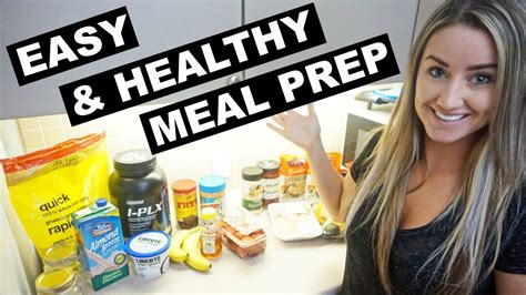 HOW TO MEAL PREP | Healthy Recipes - YouTube