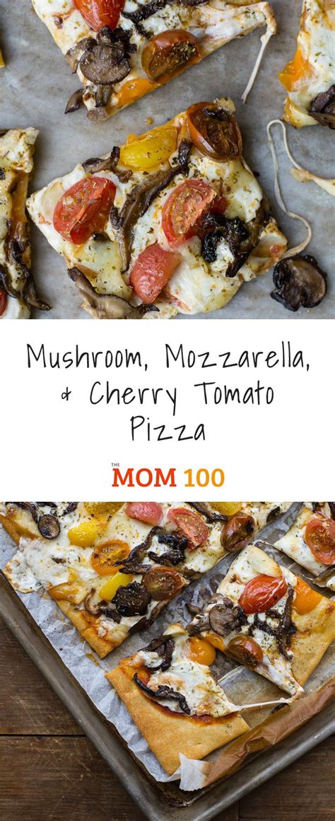 Mushroom Mozzarella And Cherry Tomato Pizza Recipe Stuffed