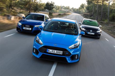 Ford Focus RS Vs Audi RS3 Vs Volkswagen Golf R Articles VWROC VW