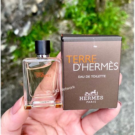 Terre Dhermes Edt By Hermes 125ml Miniature Spray Splash Fragrance