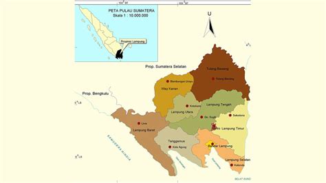 Profil Provinsi Lampung Sejarah Geografis Demografis And Peta