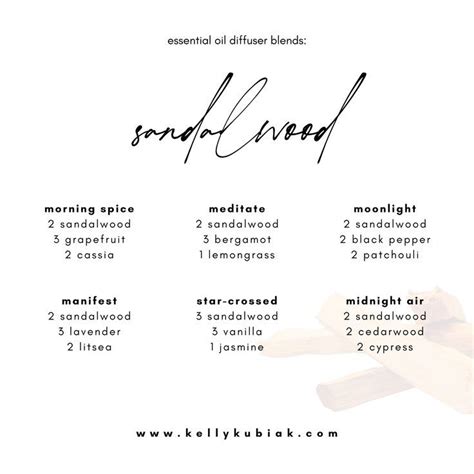 Sandalwood Essential Oil Diffuser Blends Sandalwood Essential Oil