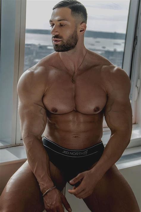 Handsome Bodybuilder Sexy Muscle Jock Hunk Hot Buff Alpha Male Man 4x6 Glossy Photo Poster Print