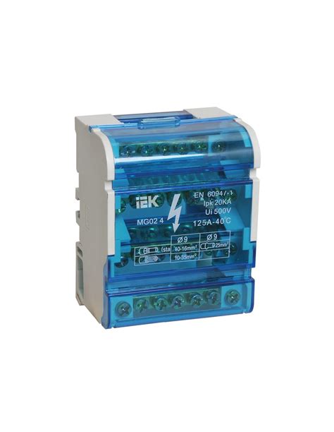 Шина N "ноль" на DIN-рейку в корпусе 4х7груп IEK от производителя ТД ...