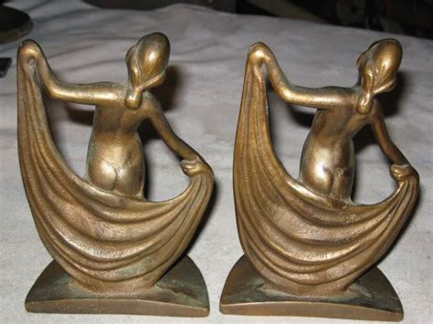 ANTIQUE SOLID BRONZE ART DECO DANCING NUDE LADY ART STATUE SCULPTURE