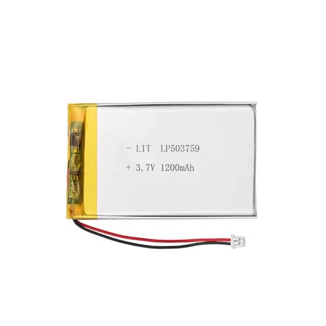 5mm To 5 9mm Thick 3 7v 503759 Lithium Polymer Battery Lithium Ion