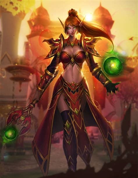 Blood Elf Mage Warcraft Characters World Of Warcraft Characters