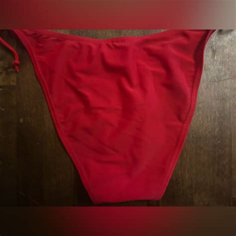 PLAYBOY Swim Nwt Sexy Skimpy Patriotic Playboy Bunny Tri Top Tie Side Bottom String Bikini