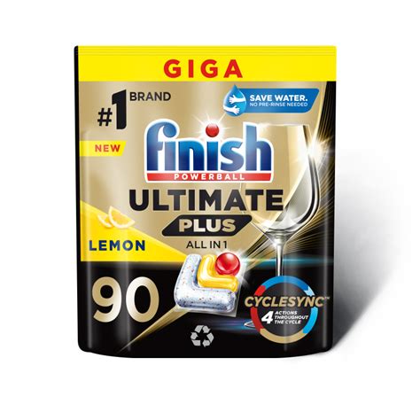 Finish Ultimate Plus Kapsu Ki Do Zmywarki Lemon Allegro Pl