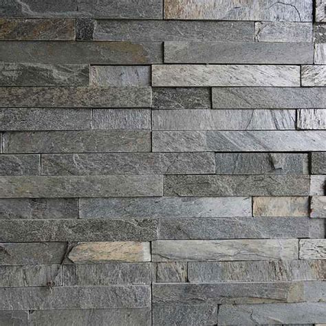 Silver Grey Slate Cladding Natural Stone Cladding