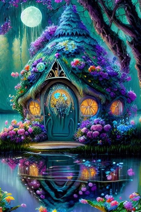 Solve Gnome Home By Pond Jigsaw Puzzle Online With 96 Pieces