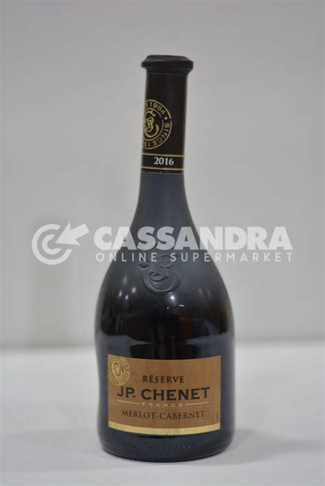 RESERVE JP. CHENET FRANCE MERLOT-CABERNET 2016 75 CL - Cassandra Online ...