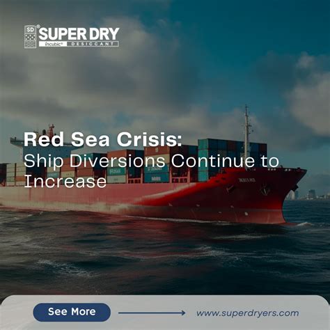 Red Sea Crisis: Ship Diversions Continue to Increase - Super Dry