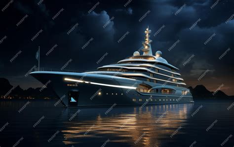 Premium AI Image | Luxury mega yacht