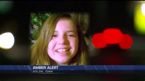 Amber Alert For Solon Iowa Girl Cancelled