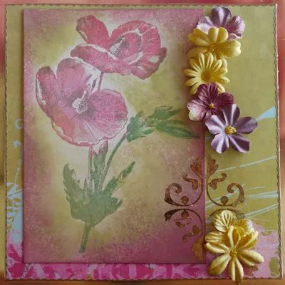 Set Of 4 Foam Backed Blossoms Stamps QVC UK