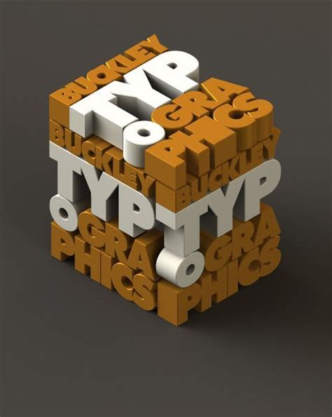 30 Awesome And Creative Typographic Designs And Typography Posters 3d