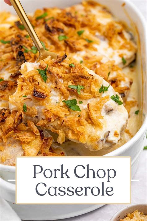 recipes for pork chops casserole 8