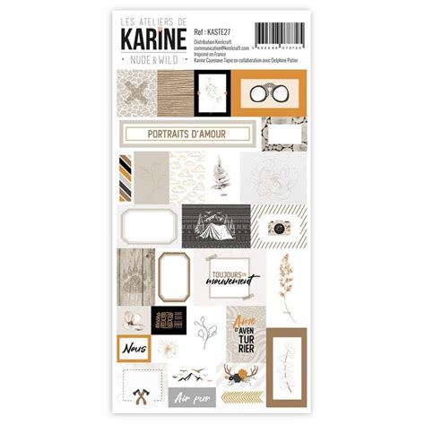 Stickers Tiquettes Nude Wild Les Ateliers De Karine
