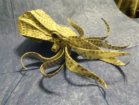 Octopus (Designed by me) : r/origami