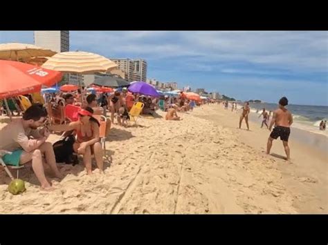 Leblon Beach Rio De Janeiro Walking Tour Brazil Youtube