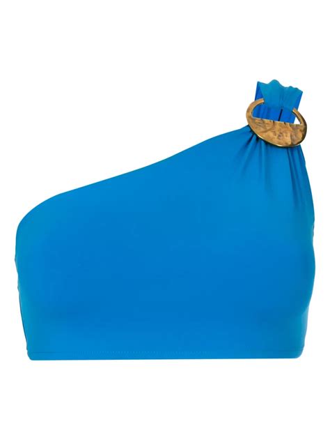 Lenny Niemeyer Top De Bikini Con Detalles Azul Farfetch Mx