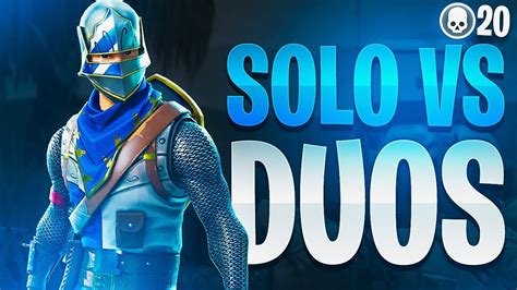 SOLO VS DUOS 20 KILL WIN Fortnite Battle Royale YouTube