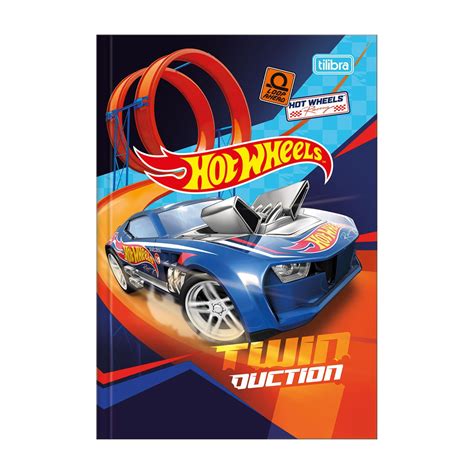 Caderno Brochura Fls Hot Wheels Twin Duction Tilibra