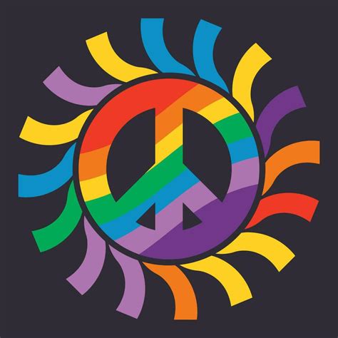 Colorful symbol of peace 26176586 Vector Art at Vecteezy