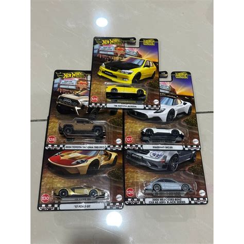 Car Culture Hot Wheels Premium Boulevard Toyota Altezza Mercedes