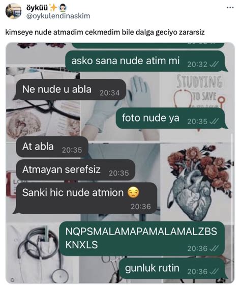 Erkek Kankalar Na Sana Nude Atay M M Diye Yazan K Zlara Gelen Birbirinden Efsane Mesajlar