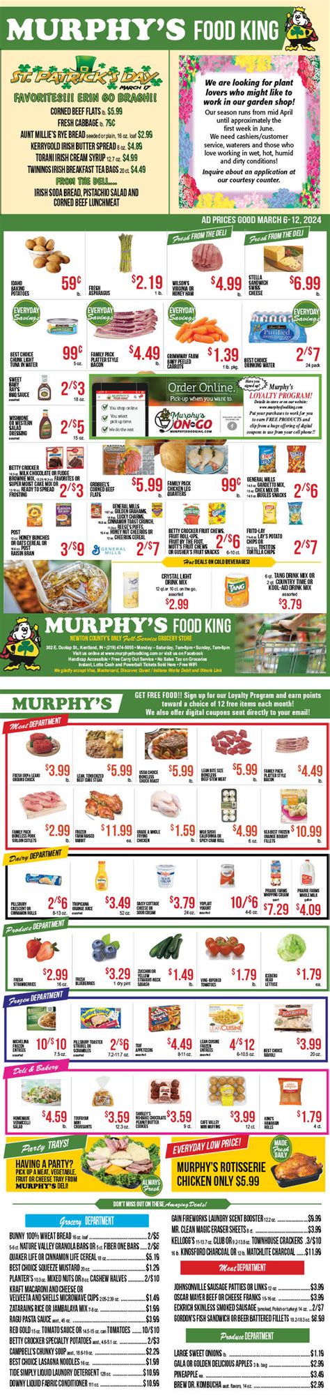 Murphy's Food King | Ad Specials