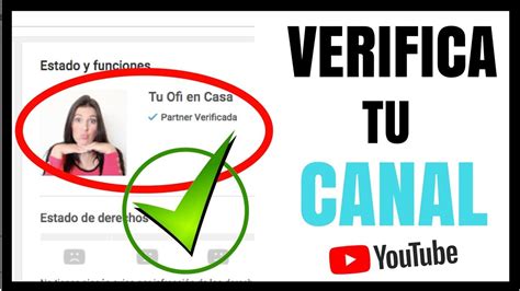 COMO VERIFICAR MI CANAL DE YOUTUBE Verificar Cuenta De Youtube Como