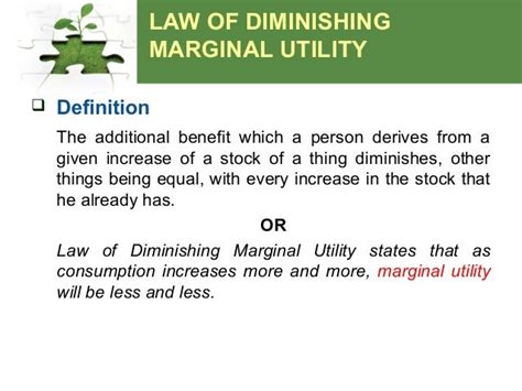 Utility theory