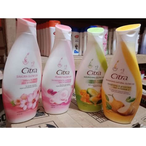 Jual Citra Hand And Body Lotion Bengkoang Natural Pearly Glow UV 230